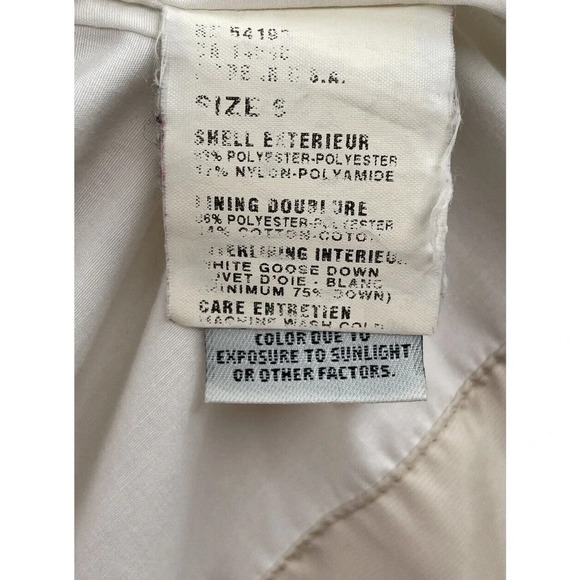 Bogner Women's Size Small Goose Down Puffer Jacket Goan Thylmann Ivory - Picture 13 of 16